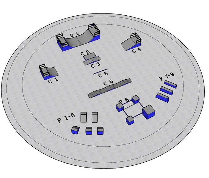烏海市海南區體育公園滑板場，年輕人的運動樂園！